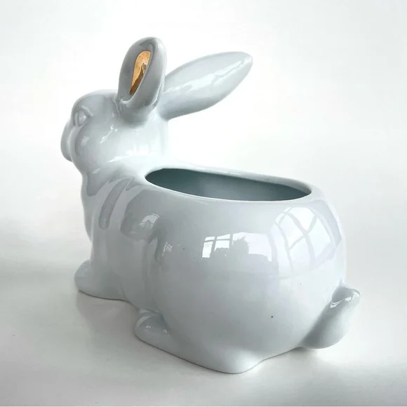 Threshold Rabbit-Shaped Porcelain Candy Dish - Picture 6 of 14